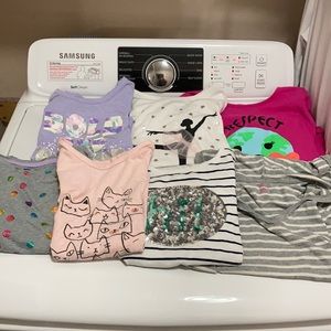Girls preowned lot of size 7/8 t-shirts